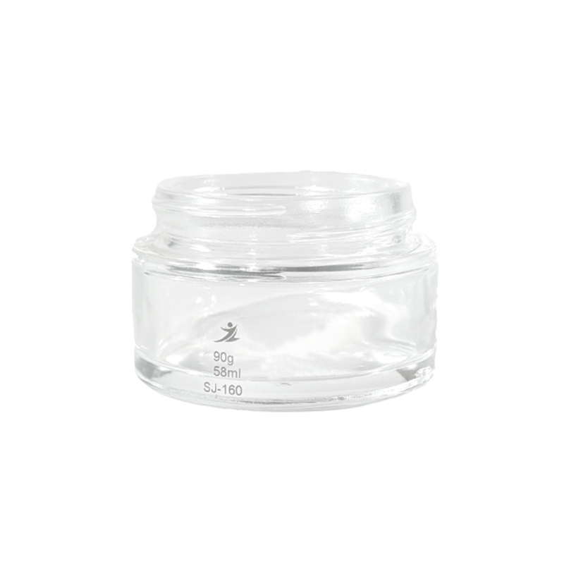 50 ml gennemsigtig cremekrukke, premium kosmetisk emballageflaske