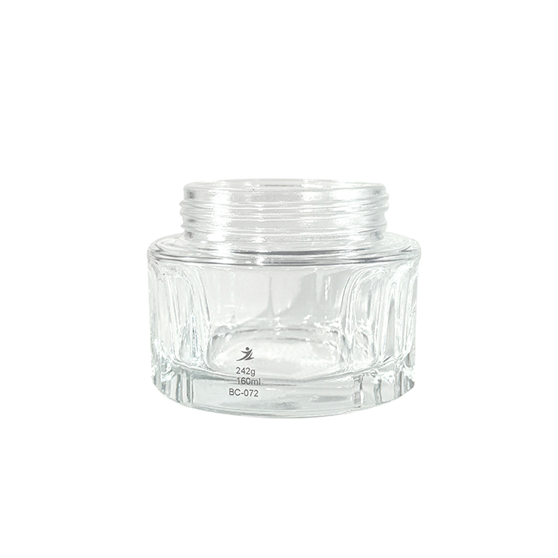 50 ml gennemsigtig cremekrukke, premium kosmetisk emballageflaske