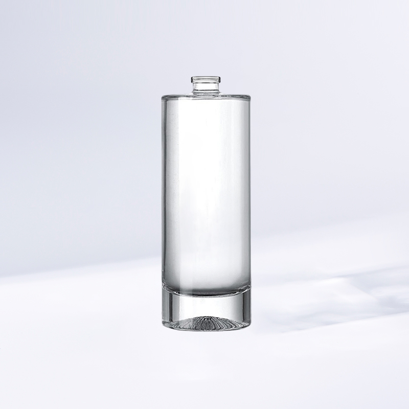 J2433 Transparent Cylinder Skrue-Top parfumeflaske 100ml