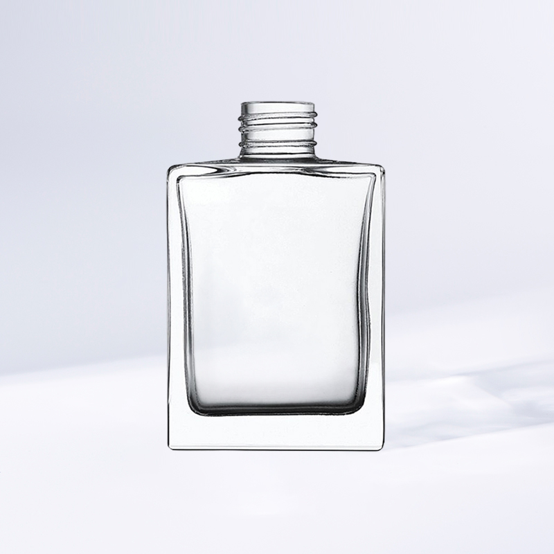J2456 Premium Transparent Aroma Diffuser flaske 105ml rektangulær stor kapacitet