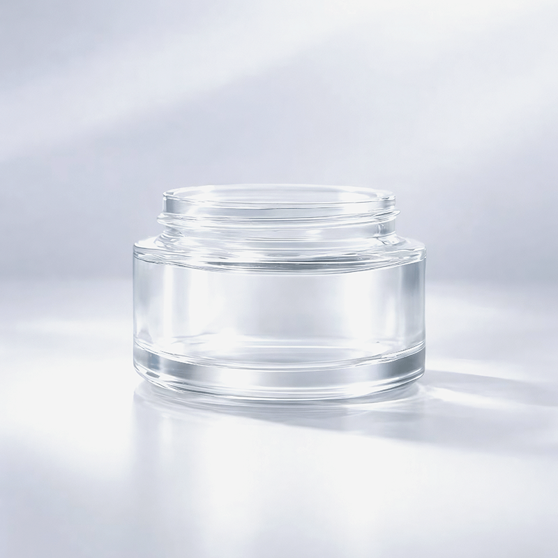 50 ml gennemsigtig cremekrukke, premium kosmetisk emballageflaske